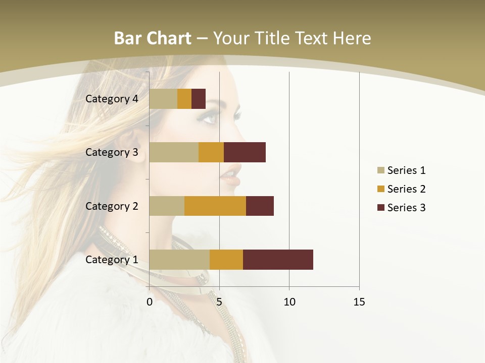 Hairstyle Contemporary Sexy PowerPoint Template