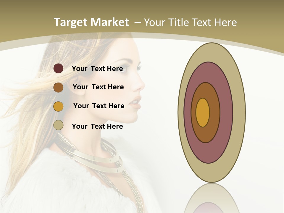 Hairstyle Contemporary Sexy PowerPoint Template