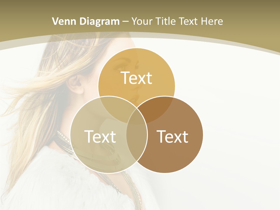 Hairstyle Contemporary Sexy PowerPoint Template