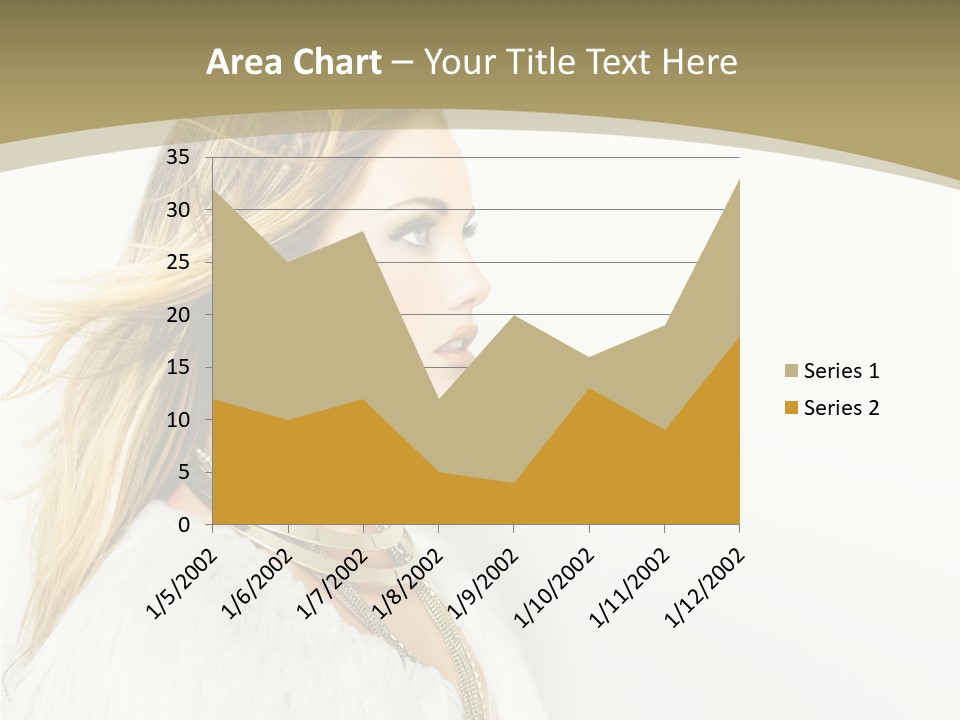 Hairstyle Contemporary Sexy PowerPoint Template