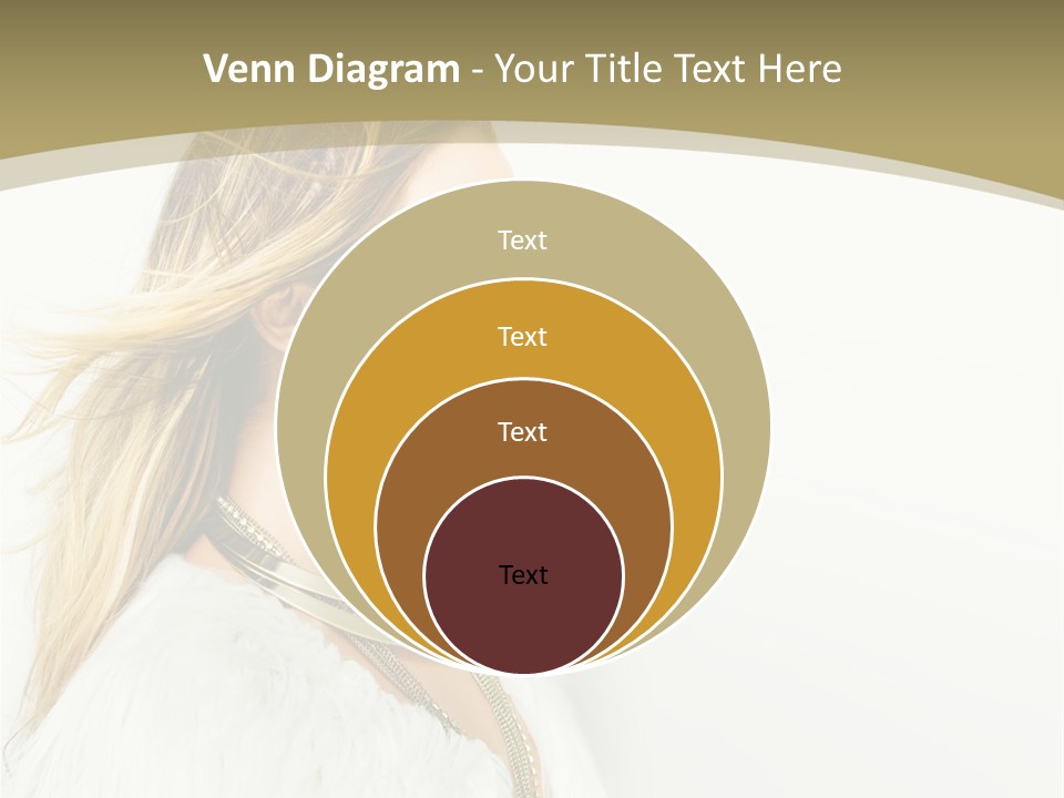 Hairstyle Contemporary Sexy PowerPoint Template