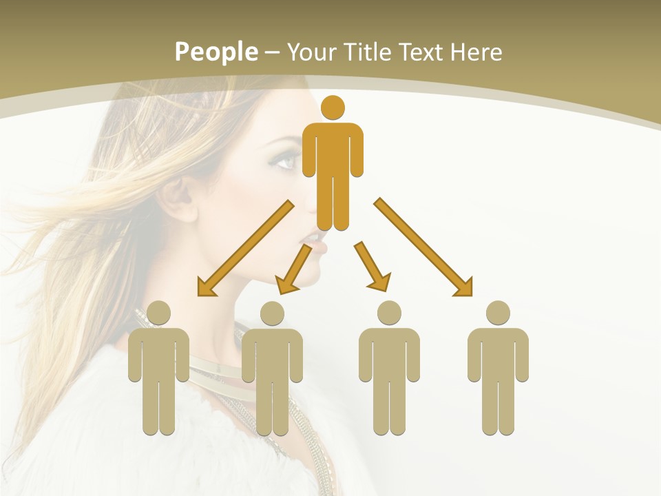 Hairstyle Contemporary Sexy PowerPoint Template