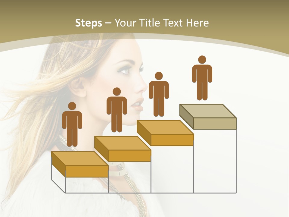 Hairstyle Contemporary Sexy PowerPoint Template