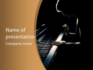 Musical Acoustic Artist PowerPoint Template