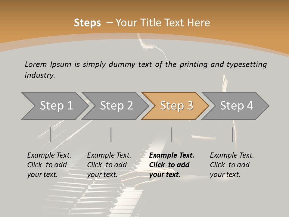 Musical Acoustic Artist PowerPoint Template