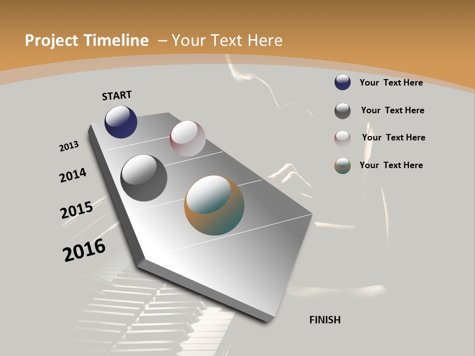 Musical Acoustic Artist PowerPoint Template