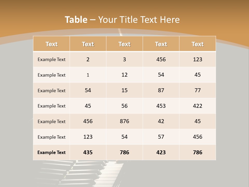 Musical Acoustic Artist PowerPoint Template