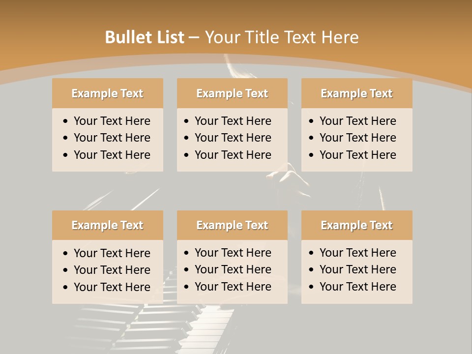 Musical Acoustic Artist PowerPoint Template
