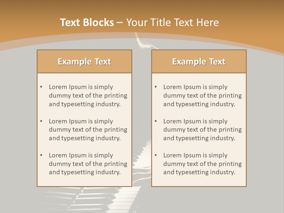Musical Acoustic Artist PowerPoint Template