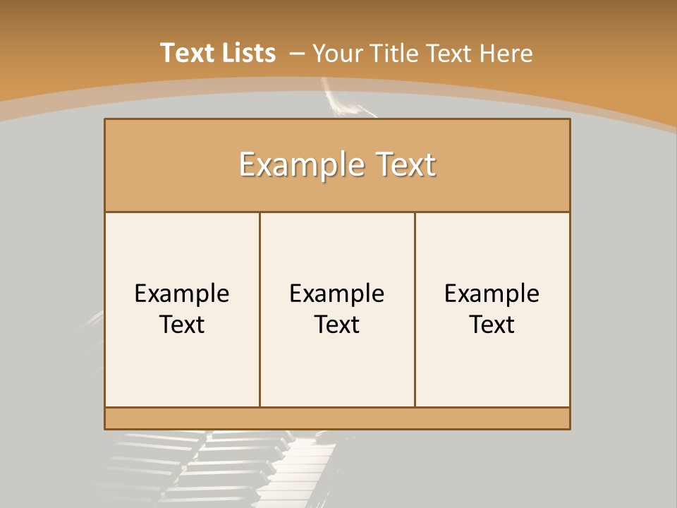 Musical Acoustic Artist PowerPoint Template