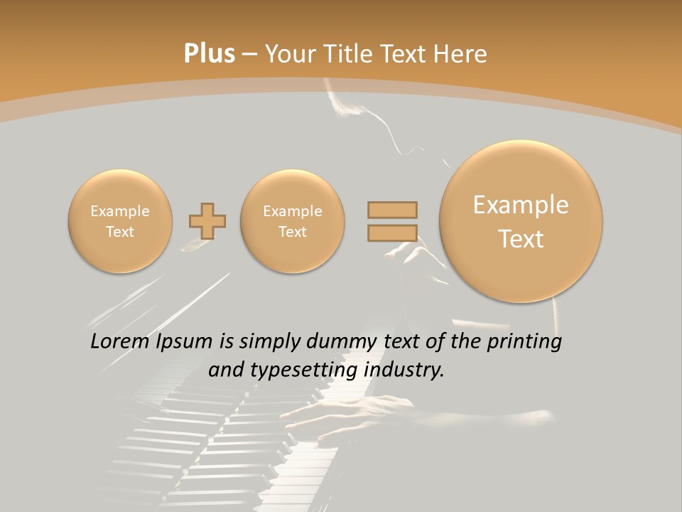 Musical Acoustic Artist PowerPoint Template