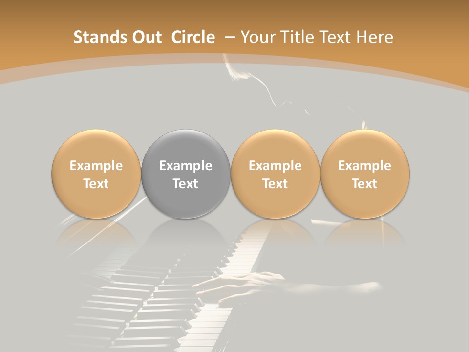 Musical Acoustic Artist PowerPoint Template