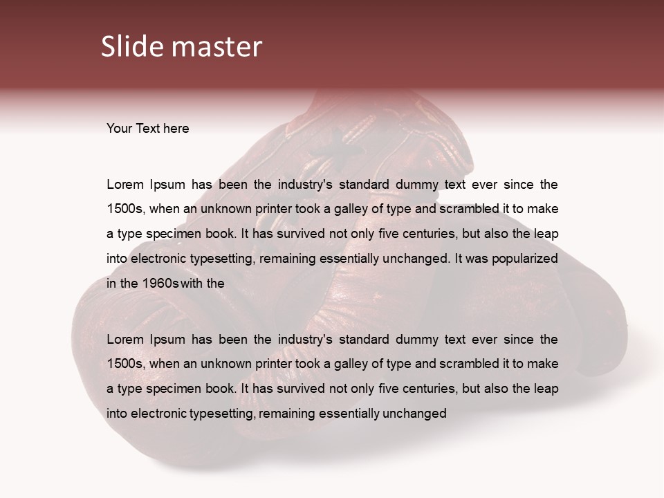 Boxer History Recreation PowerPoint Template