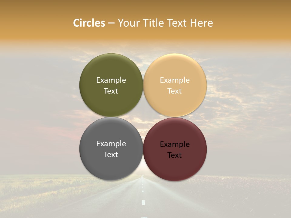 Horizon Empty Sun PowerPoint Template