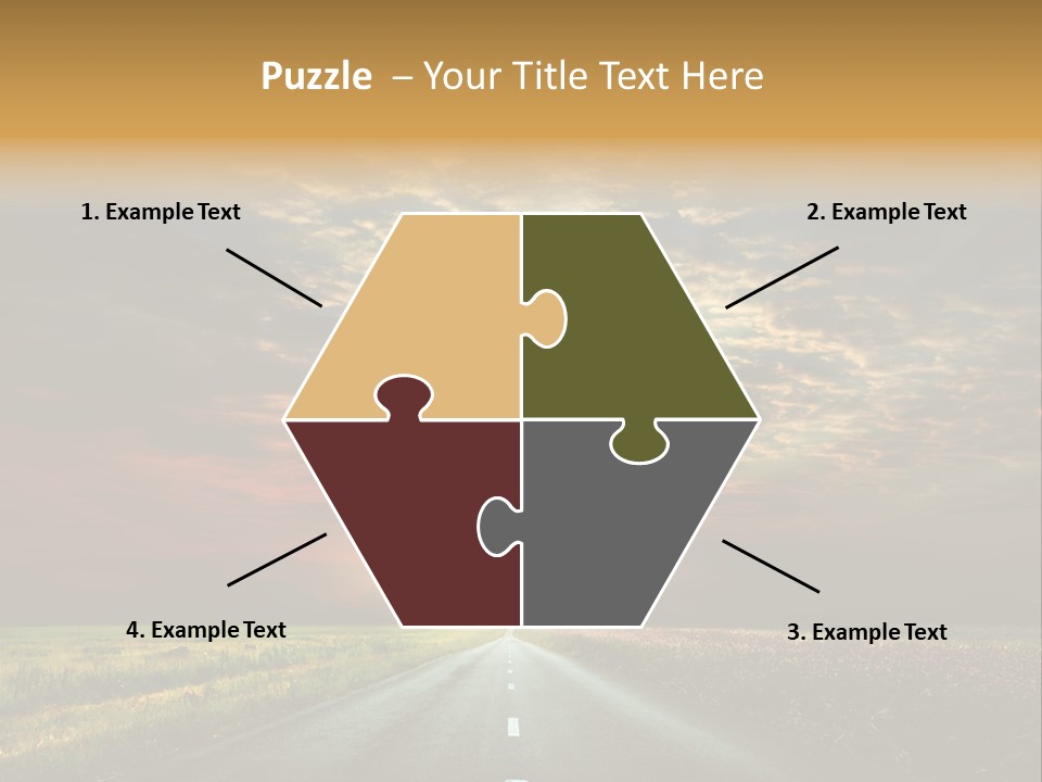 Horizon Empty Sun PowerPoint Template