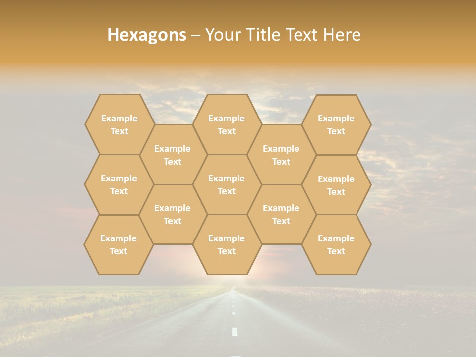 Horizon Empty Sun PowerPoint Template