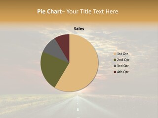 Horizon Empty Sun PowerPoint Template