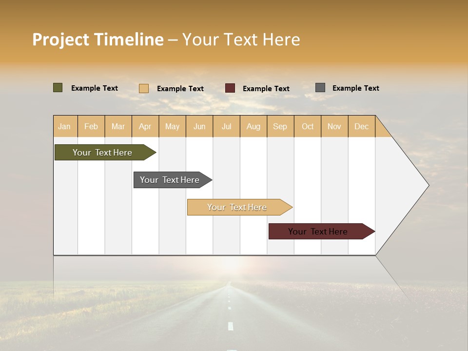Horizon Empty Sun PowerPoint Template