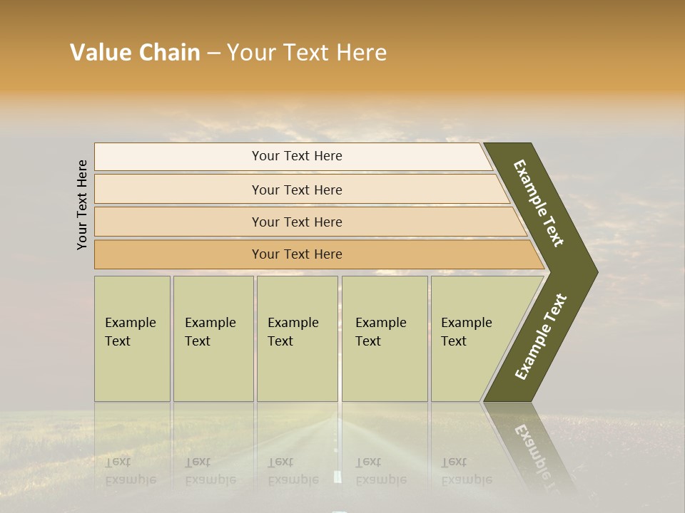 Horizon Empty Sun PowerPoint Template