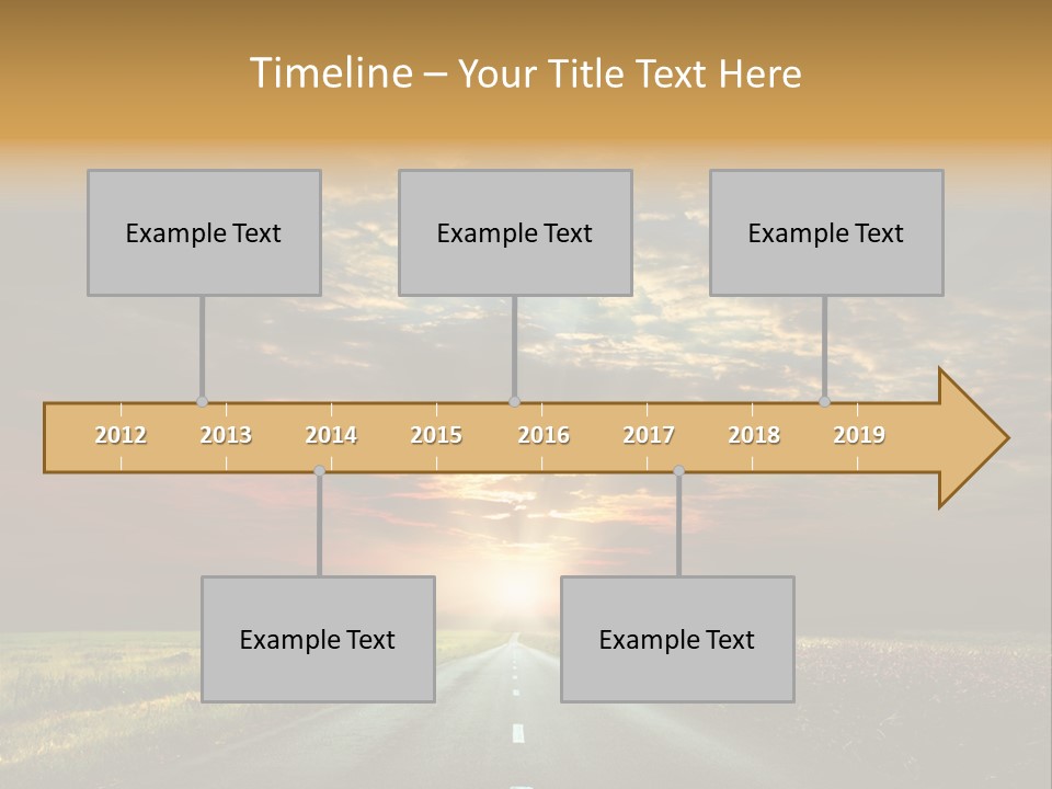 Horizon Empty Sun PowerPoint Template