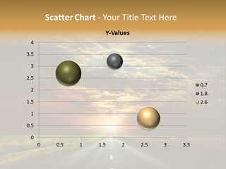 Horizon Empty Sun PowerPoint Template