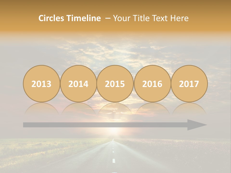 Horizon Empty Sun PowerPoint Template