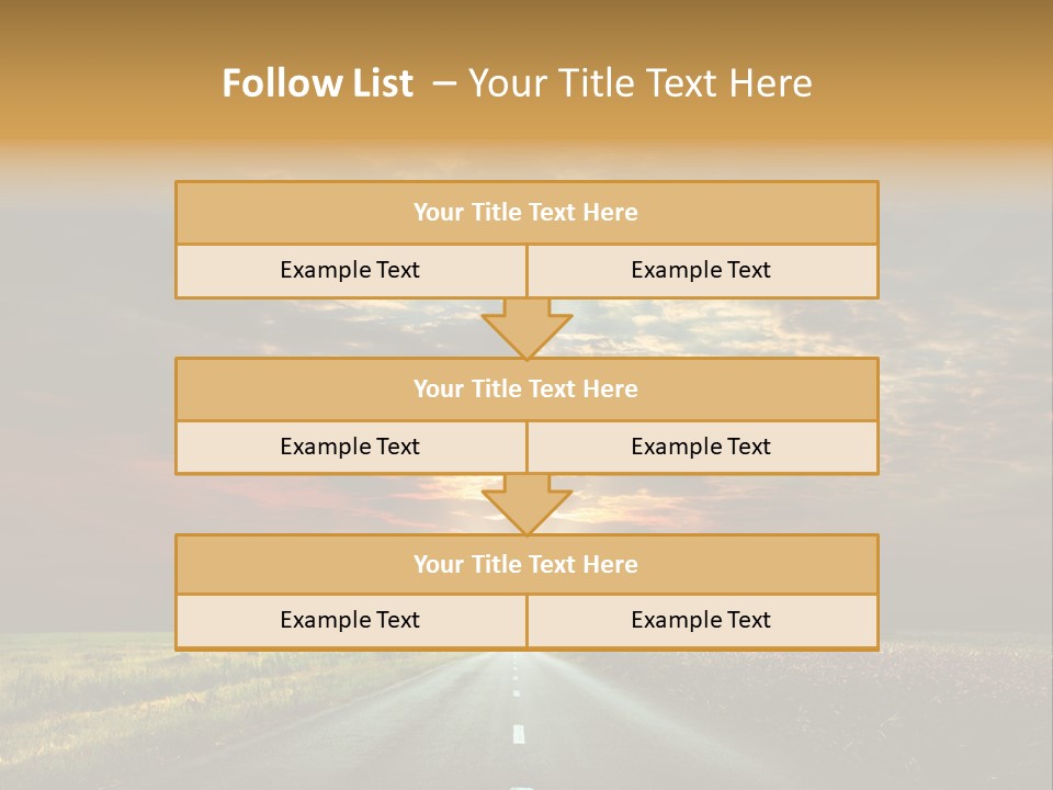 Horizon Empty Sun PowerPoint Template