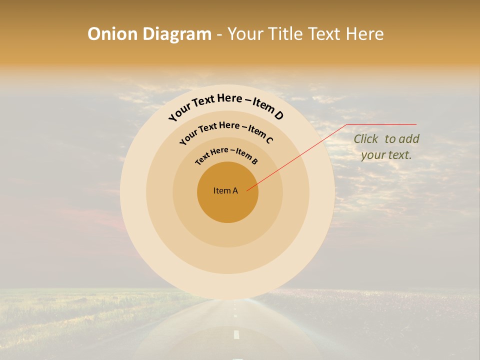 Horizon Empty Sun PowerPoint Template