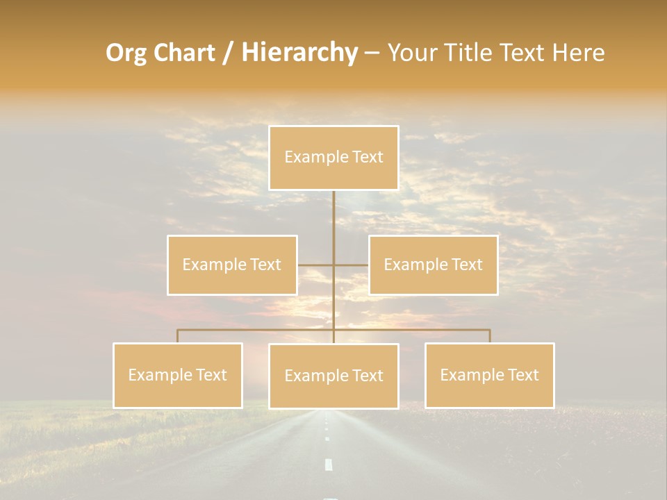 Horizon Empty Sun PowerPoint Template
