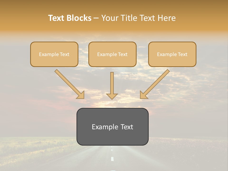 Horizon Empty Sun PowerPoint Template