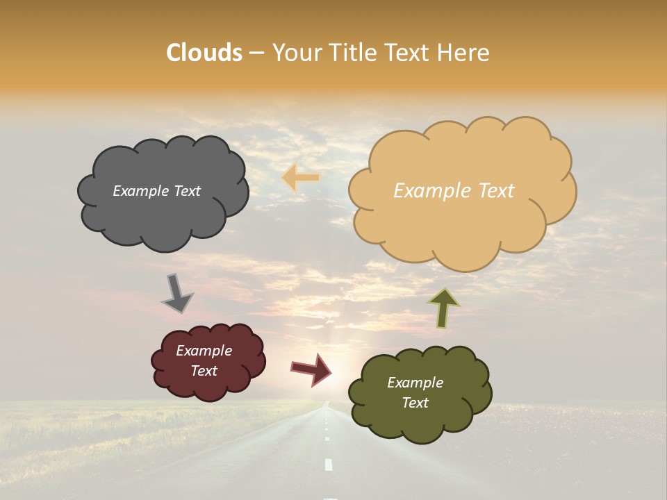 Horizon Empty Sun PowerPoint Template