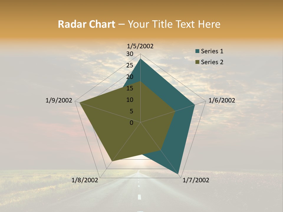 Horizon Empty Sun PowerPoint Template