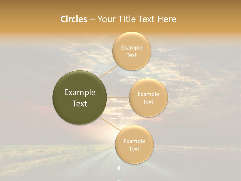 Horizon Empty Sun PowerPoint Template