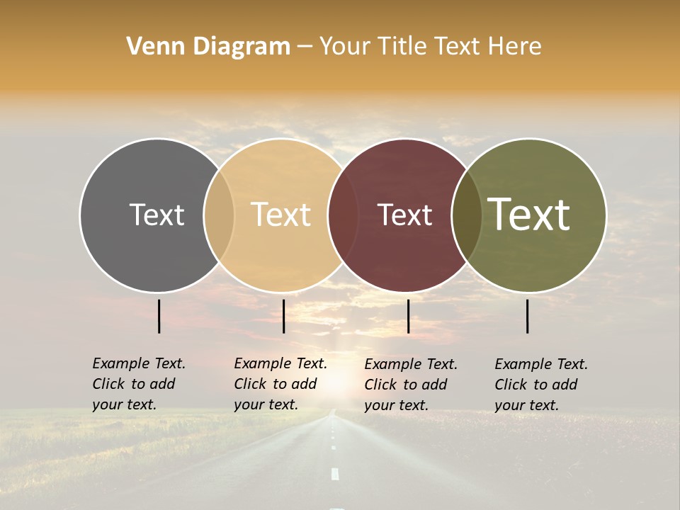 Horizon Empty Sun PowerPoint Template