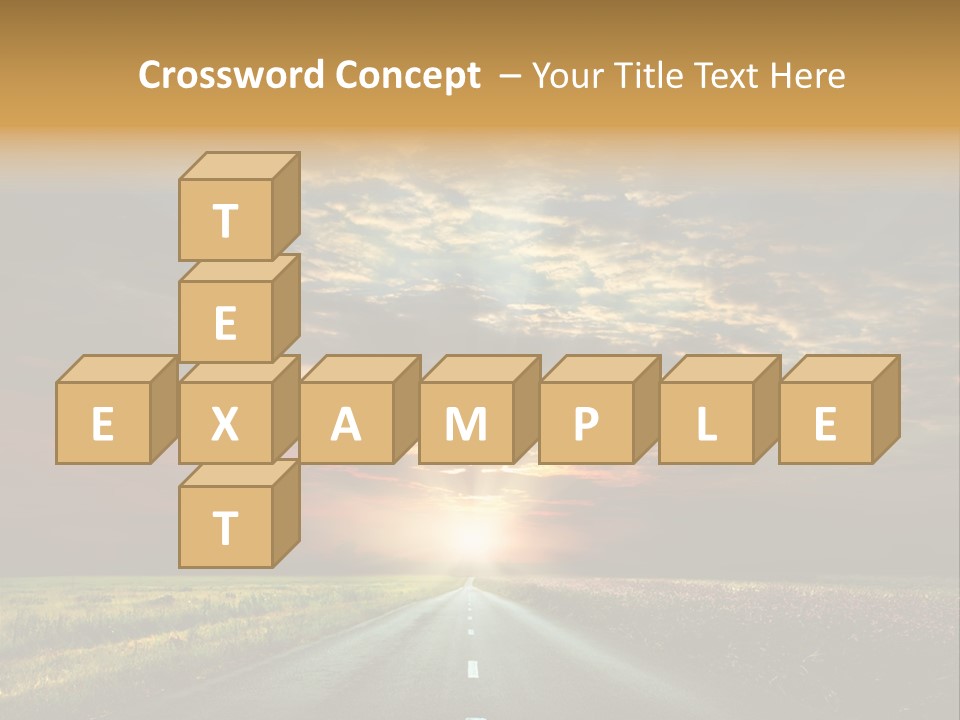 Horizon Empty Sun PowerPoint Template