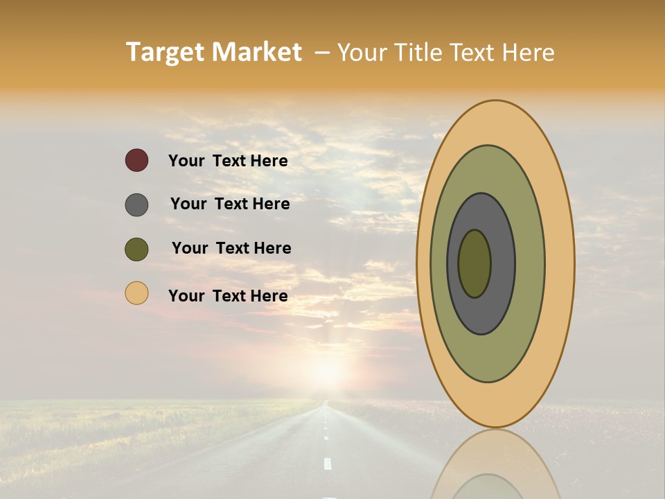 Horizon Empty Sun PowerPoint Template