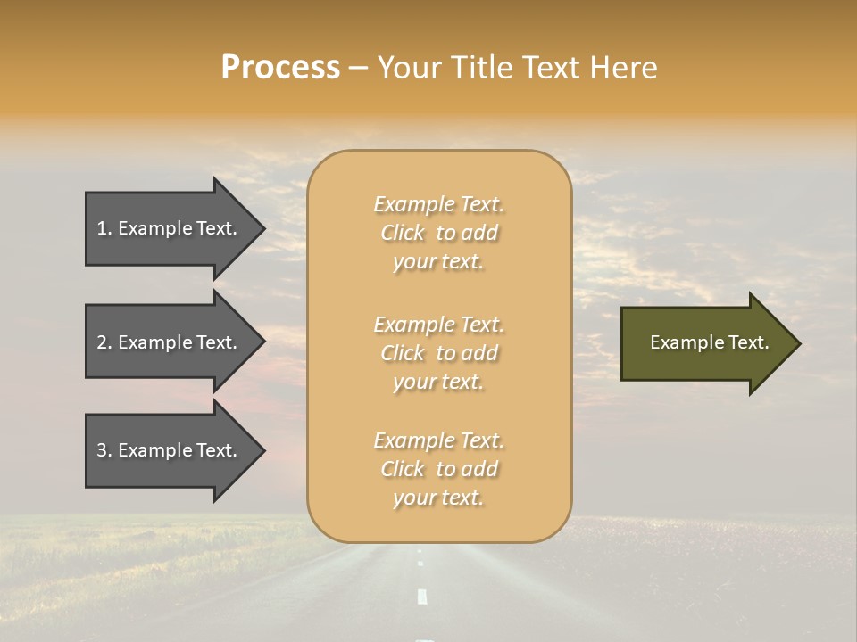 Horizon Empty Sun PowerPoint Template