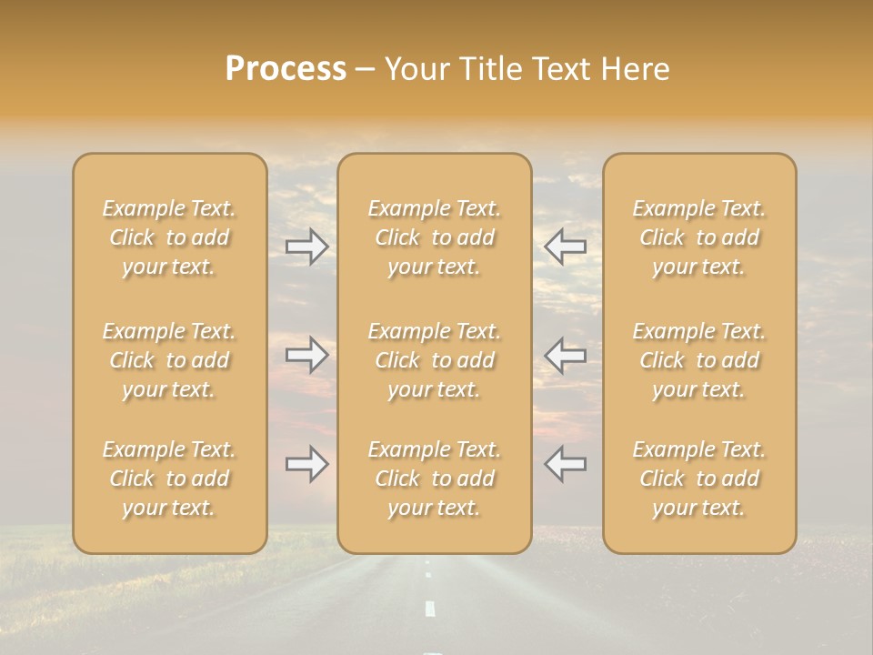 Horizon Empty Sun PowerPoint Template