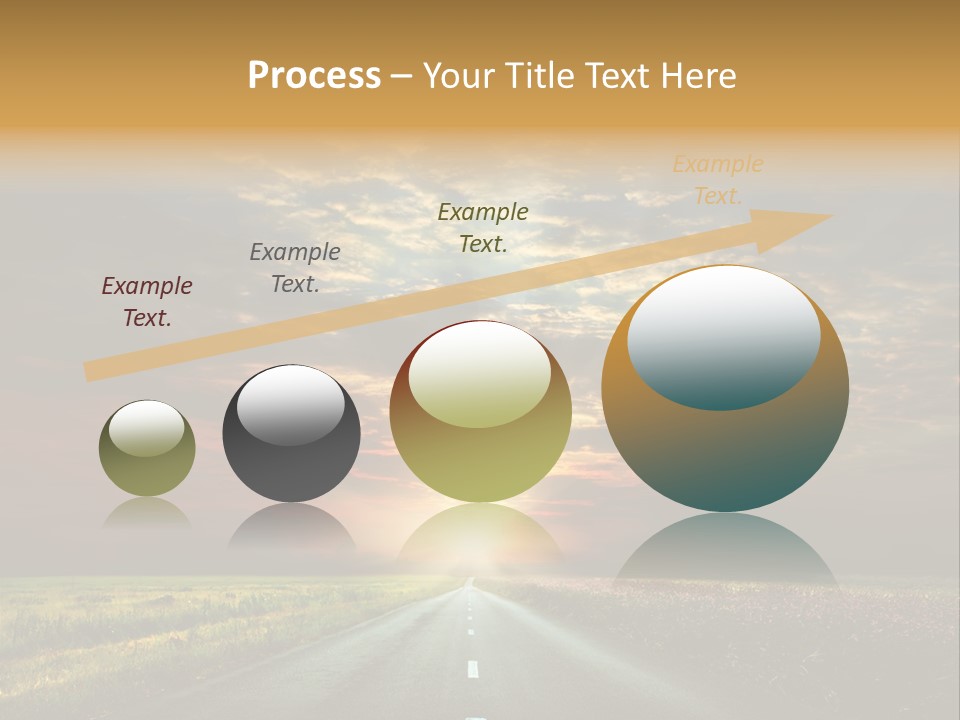 Horizon Empty Sun PowerPoint Template