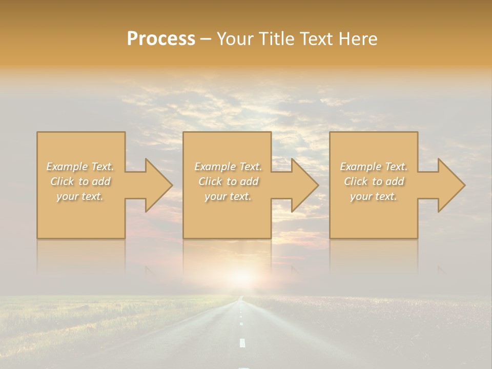 Horizon Empty Sun PowerPoint Template