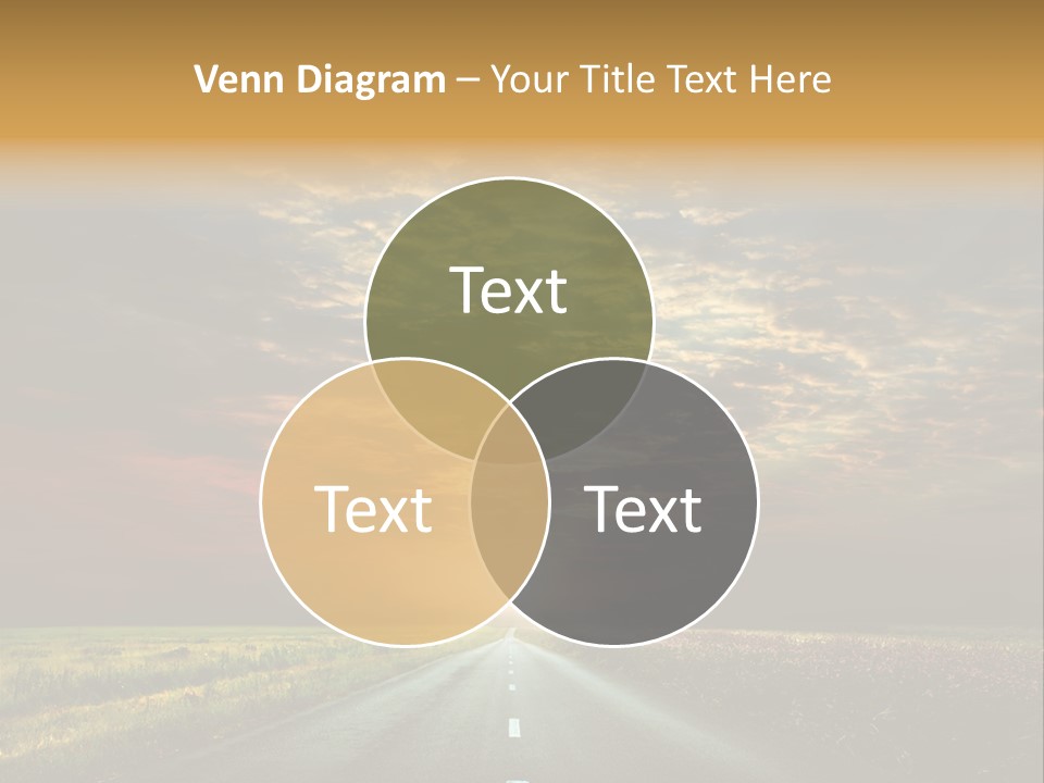 Horizon Empty Sun PowerPoint Template