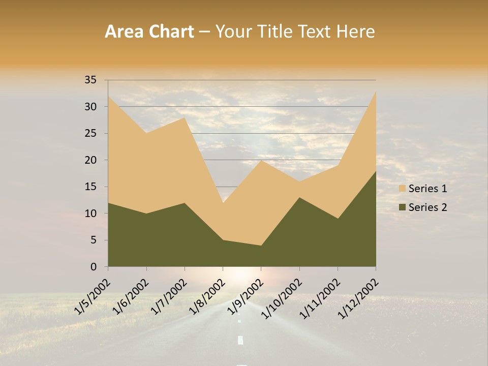 Horizon Empty Sun PowerPoint Template