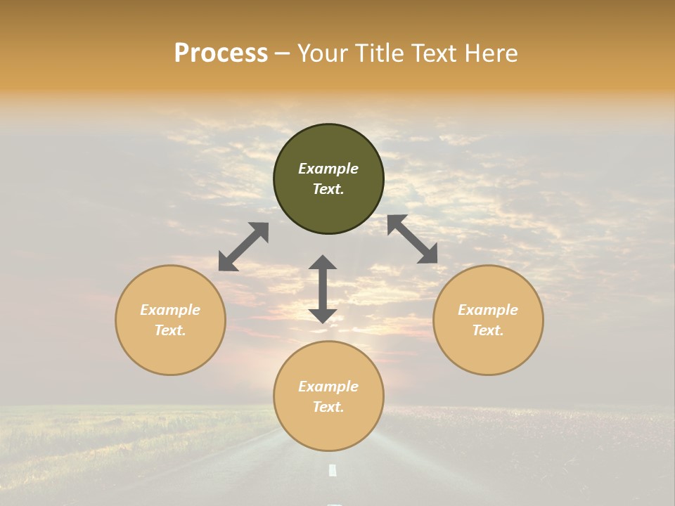 Horizon Empty Sun PowerPoint Template