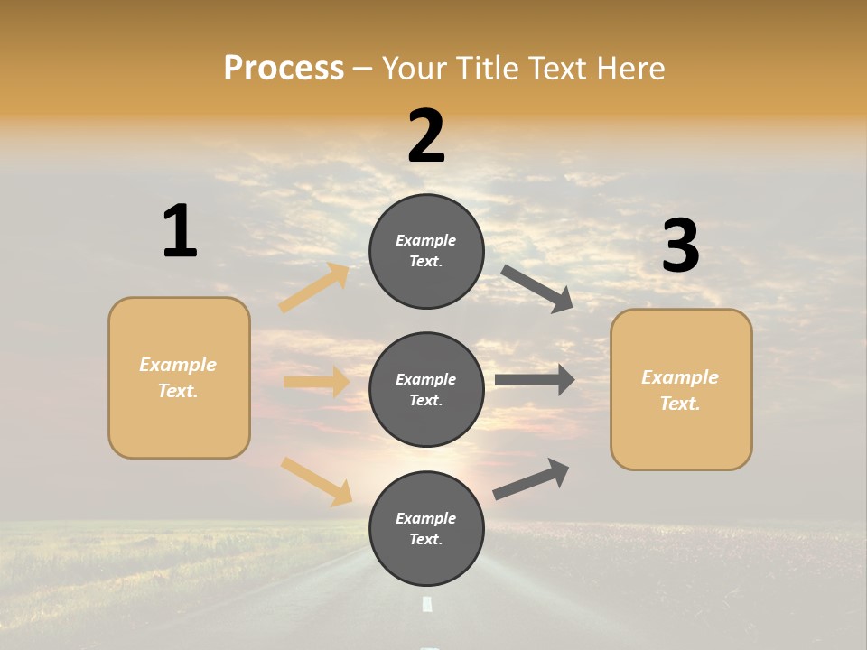 Horizon Empty Sun PowerPoint Template