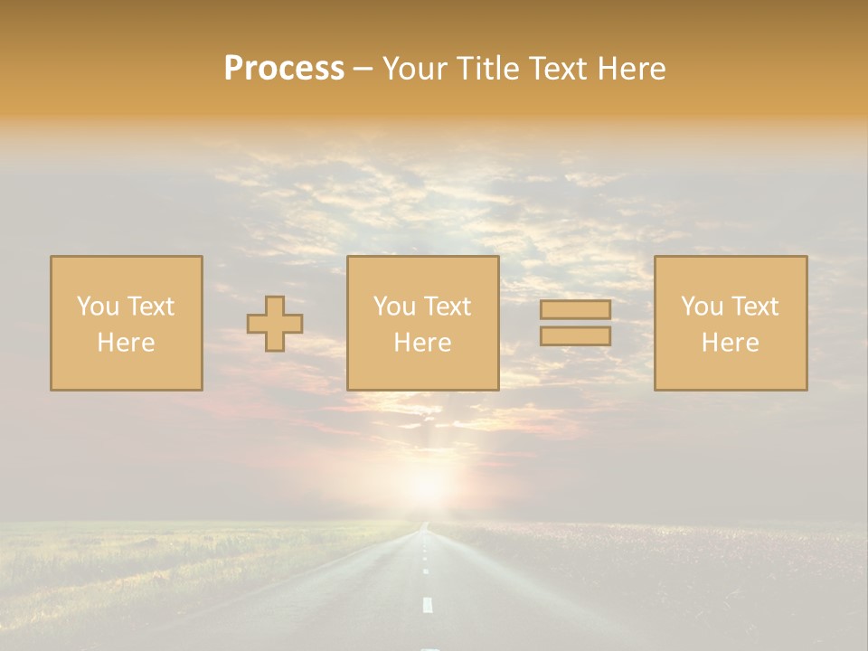 Horizon Empty Sun PowerPoint Template