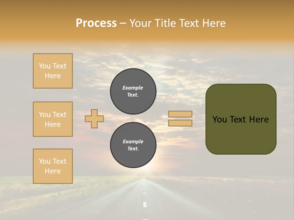 Horizon Empty Sun PowerPoint Template