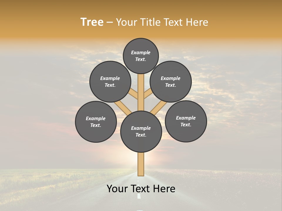 Horizon Empty Sun PowerPoint Template