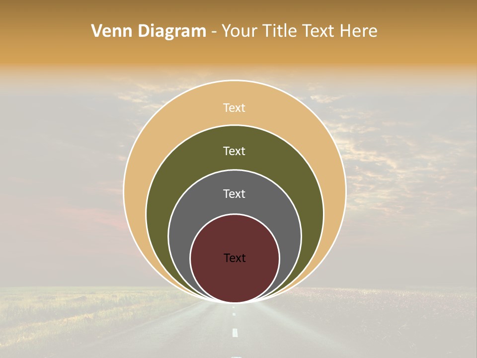 Horizon Empty Sun PowerPoint Template