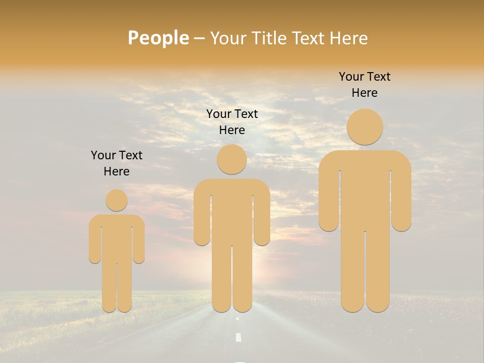 Horizon Empty Sun PowerPoint Template