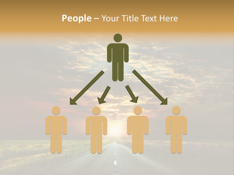 Horizon Empty Sun PowerPoint Template